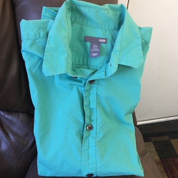 H y M button down shirts  size M - Picture 6 of 6
